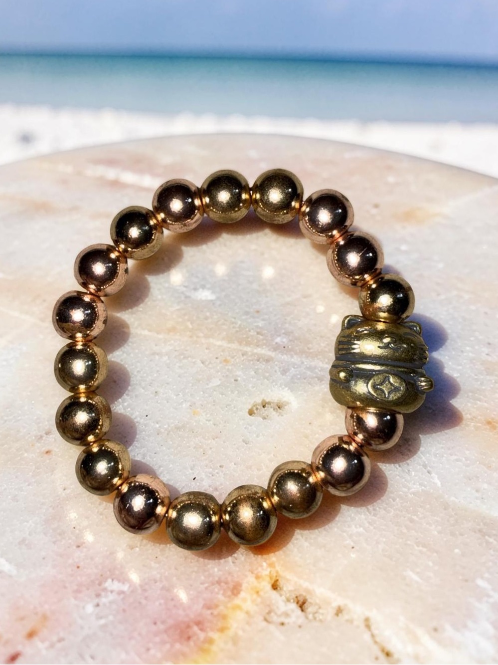 10mm Good Luck hematite bracelet